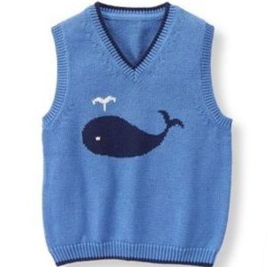 Janie & Jack Whale Sweater Vest